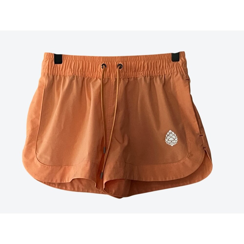 Stio Women's XS Drawstring Lightweight Shorts Muted Peach 24" x 3"